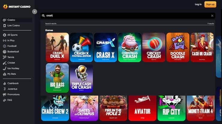 Crash Games